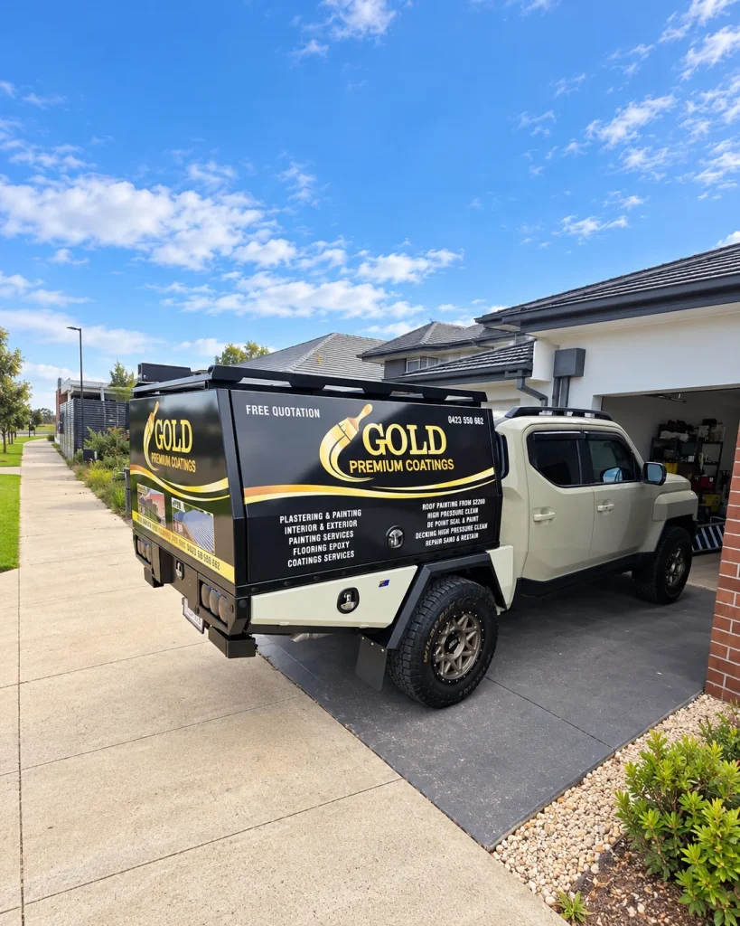 Gold Premium Coatings | Expert Painting Services Melbourne 1 Gold Premium Coatings Van Resized