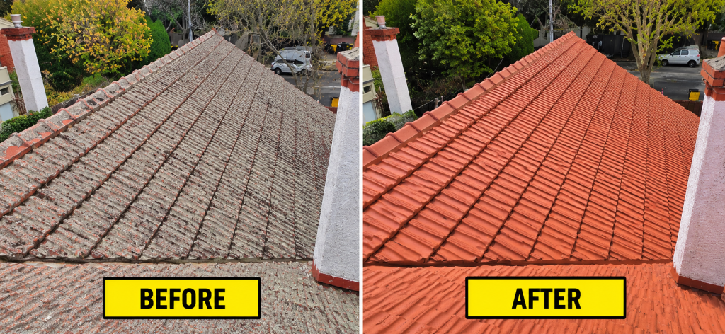 Services 23 Roof Restoration_ Before and After